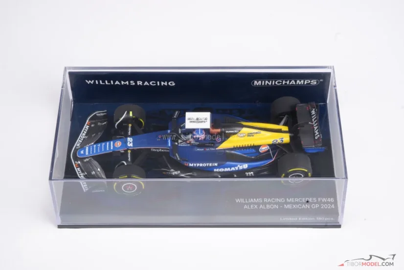 Williams FW46 - Alex Albon (2024), VC Mexika, 1:43 Minichamps