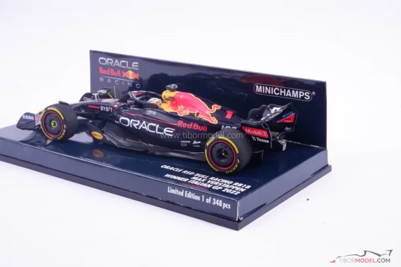 Red Bull RB18 - Max Verstappen (2022), Olasz Nagydíj, 1:43 Minichamps