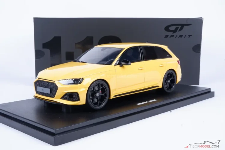 Audi RS4 Avant (2024) žlté, 1:18 GT Spirit Audi RS4 Avant (2024) žlté, 1:18 GT Spirit