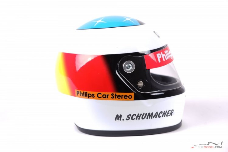 Michael Schumacher 1991 Jordan helmet, first race, 1:2 Schuberth