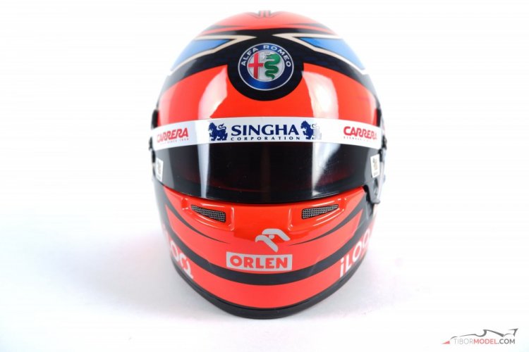 Kimi Raikkonen 2021 Alfa Romeo prilba, 1:2 Bell