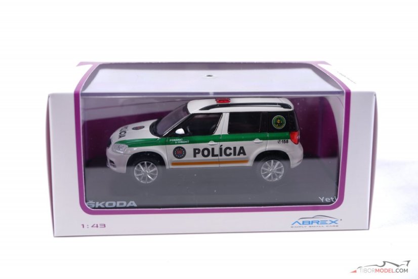 Skoda YETI FL, rendőrségi, 1:43 Abrex