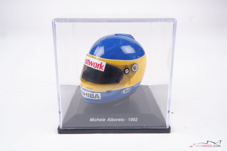 Michele Alboreto 1992 Footwork mini helmet, 1:5 Spark