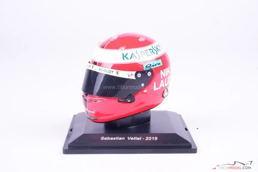Sebastian Vettel 2019 VC Monaka, Ferrari prilba, 1:5 Spark