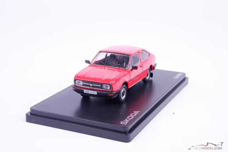 Skoda Garde (1982) piros, 1:43 Abrex
