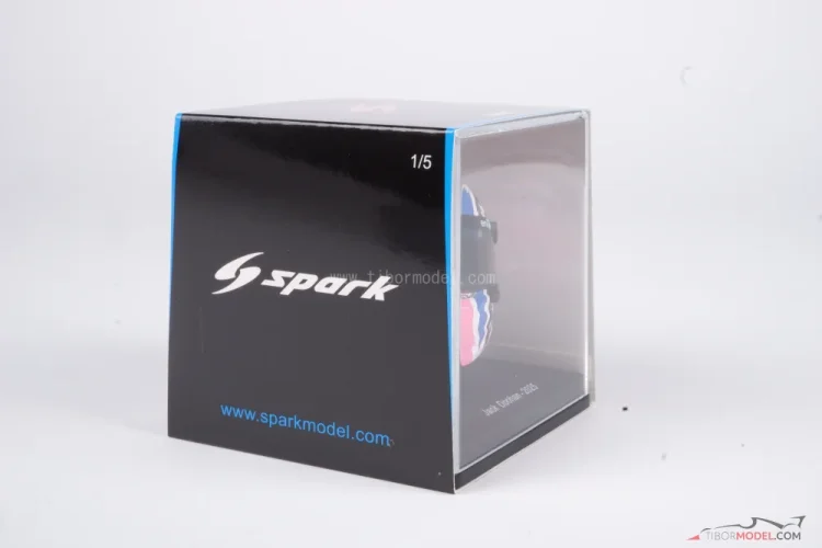 Jack Doohan 2025 mini helmet, Alpine, 1:5 Spark