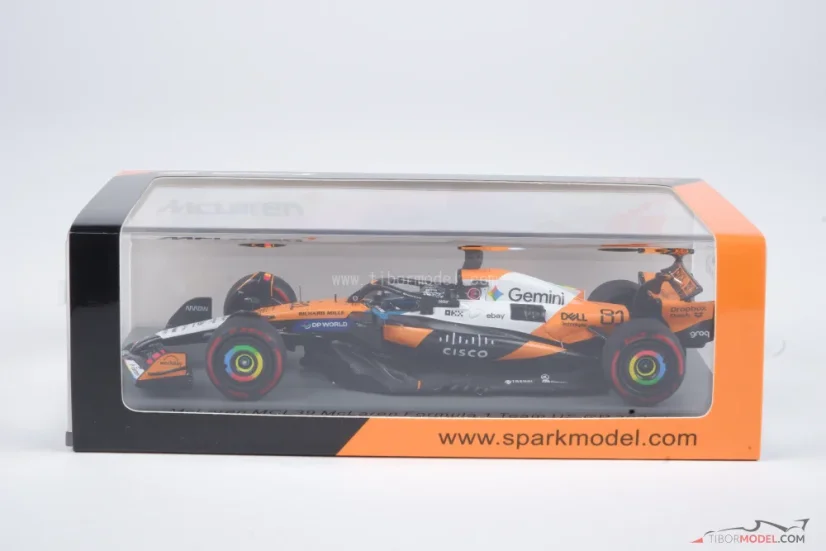McLaren MCL39 - Oscar Piastri (2025), VC USA, 1:43 Spark