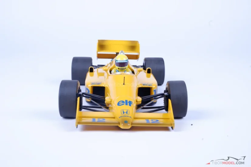 Lotus Honda 99T - Ayrton Senna (1987), 1st win at Monaco, dirty version, 1:18 Minichamps