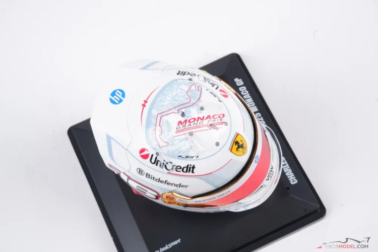 Charles Leclerc 2025 VC Monaka mini prilba, Ferrari, 1:5 Looksmart