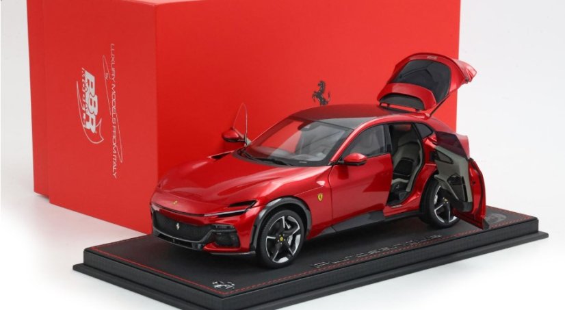 Ferrari Purosangue (2023) rosso magma, 1:18 BBR Ferrari Purosangue (2023) rosso magma, 1:18 BBR