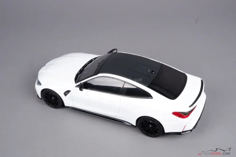 BMW M4 (2020) bílé, 1:18 Minichamps