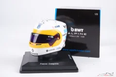 Franco Colapinto 2025 VC USA mini přilba, Alpine F1 Team, 1:5 Spark