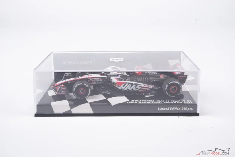 Haas VF-23 - Kevin Magnussen (2023) US GP, 1:43 Minichamps
