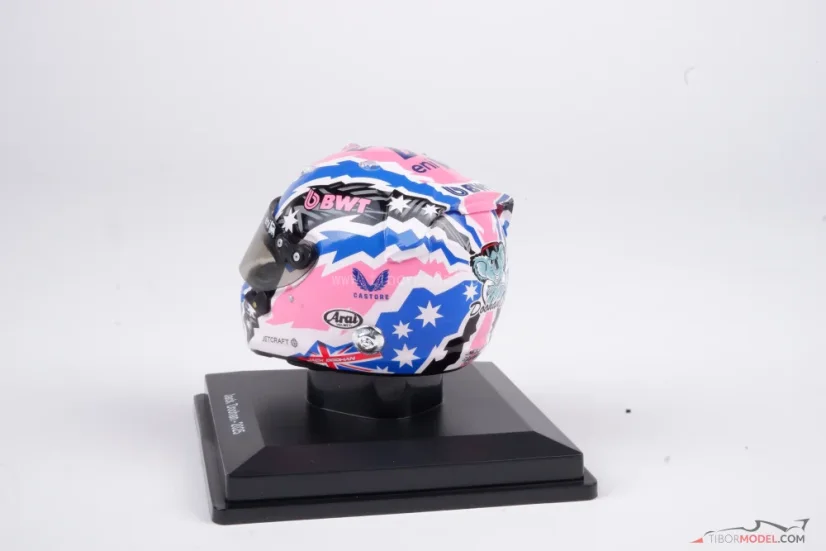 Jack Doohan 2025 mini helmet, Alpine, 1:5 Spark