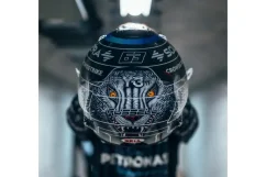 George Russell 2026 Japanese GP mini helmet, Mercedes, 1:5 Spark