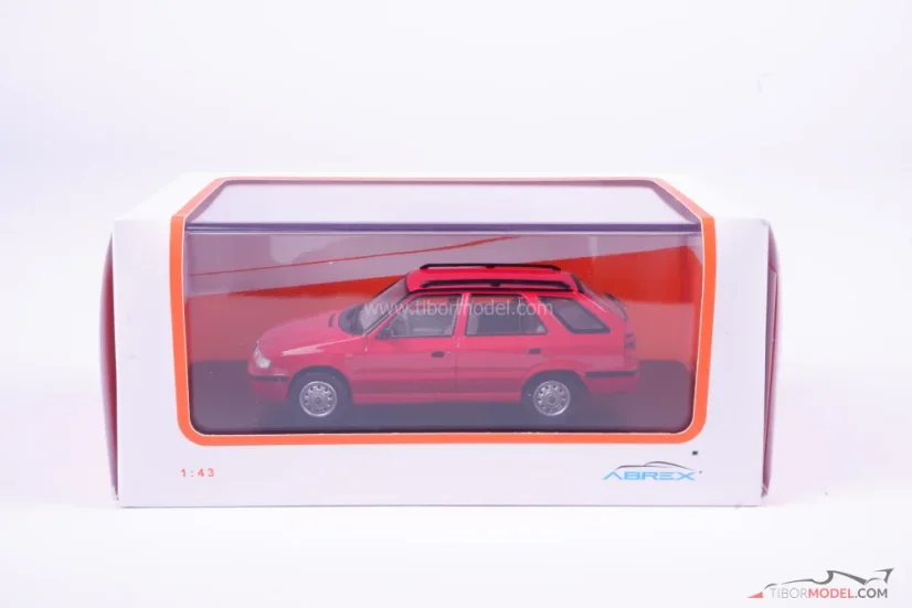 Skoda Felicia FL Combi (1998) piros, 1:43 Abrex