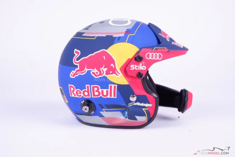 Carlos Sainz 2024 Dakar Rally mini helmet, 1:2 Stilo