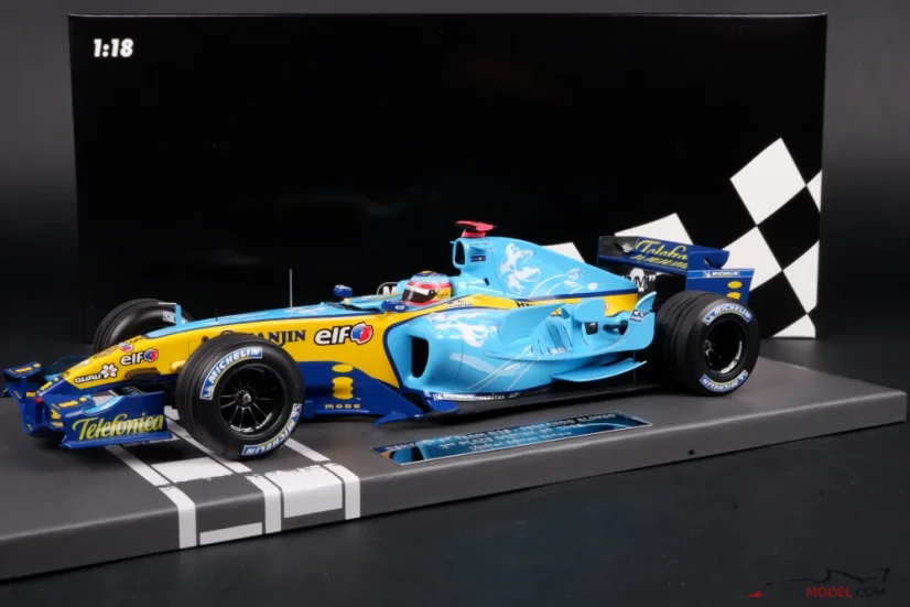 Renault R25 - Fernando Alonso (2005), British GP, 1:18 Minichamps