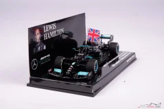 Mercedes W12 - L. Hamilton (2021), 1st British GP, 1:43 Minichamps Mercedes W12 - L. Hamilton (2021), 1st British GP, 1:43 Minichamps