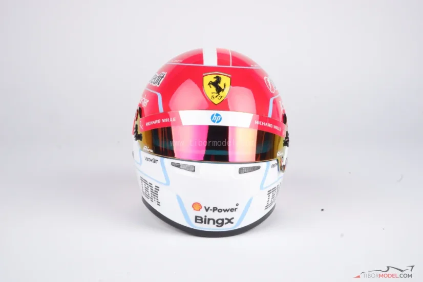 Charles Leclerc 2026 Ferrari mini helmet, 1:2 Bell