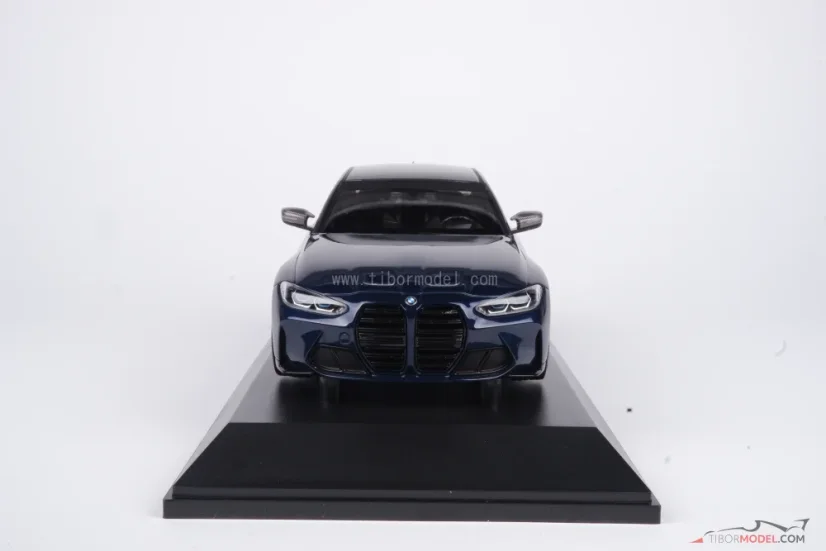 BMW M3 (2020) blue metallic, 1:18 Minichamps
