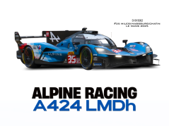 Alpine A424 - Milesi/ Habsburg/ Chatin (2025), Le Mans, 1:18 Solido