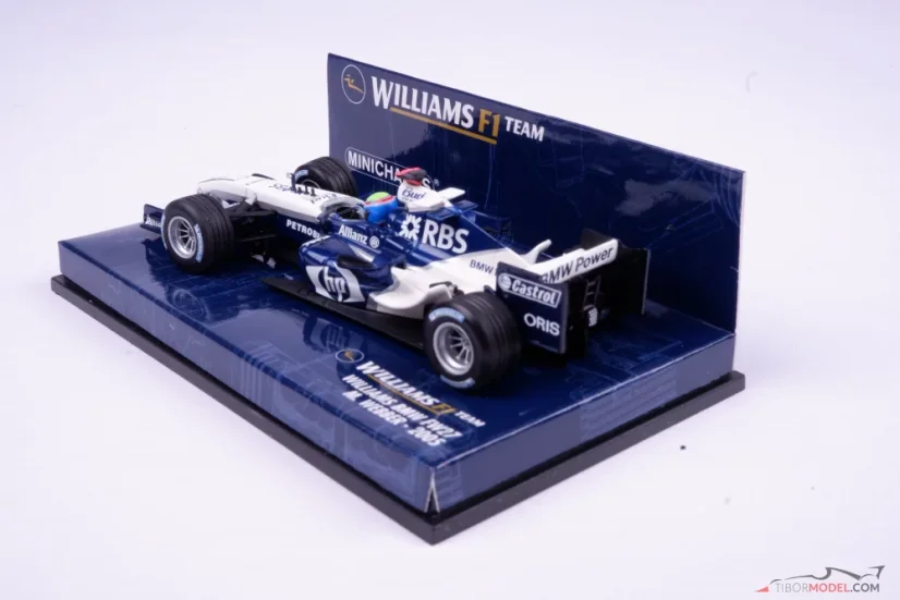 Williams FW27 - Mark Webber (2005), 1:43 Minichamps