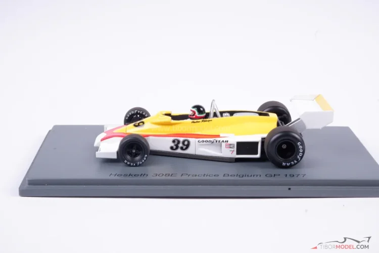 Hesketh 308E - Hector Rebaque (1977), Belgicko, 1:43 Spark