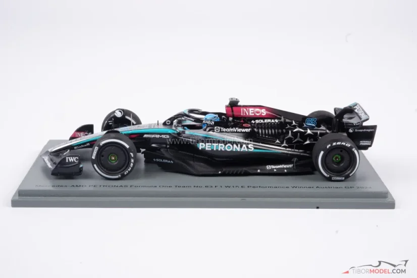Mercedes  W15 - George Russell (2024), VC Rakouska, 1:43 Spark