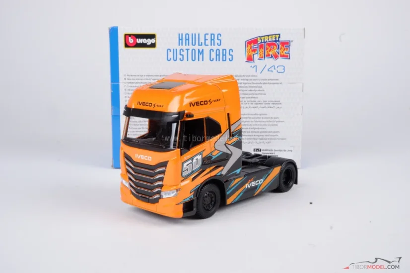 Iveco S-WAY 570 oranžové, 1:43 Bburago