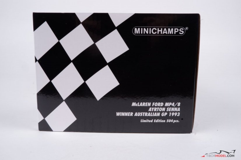McLaren MP4/8 - Ayrton Senna (1993), VC Austrálie, 1:18 Minichamps