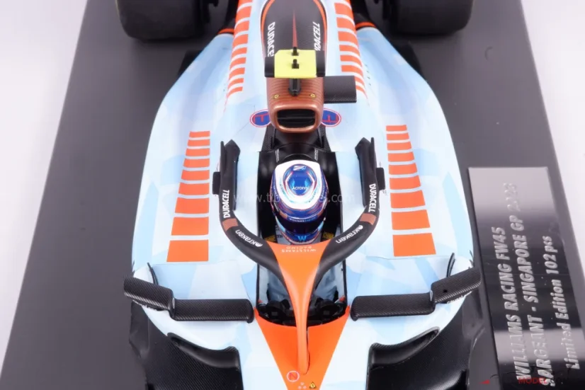 Williams FW45 - Logan Sargeant (2023), Szingapúr, 1:18 Minichamps