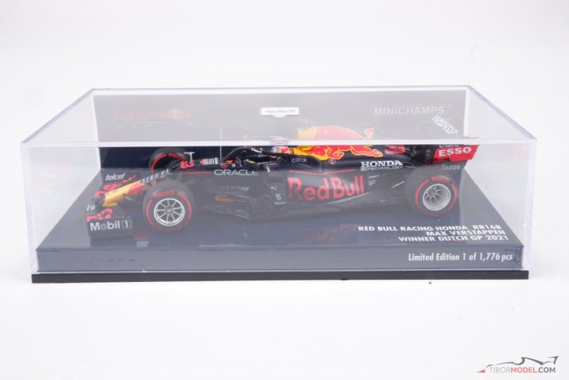 Red Bull RB16B Max Verstappen 2021, VC Holandska, 1:43 Minichamps