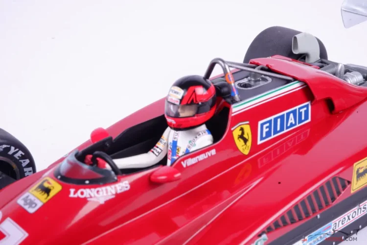 Model car Ferrari 126C2 Villeneuve 1982, 1:18 MCG