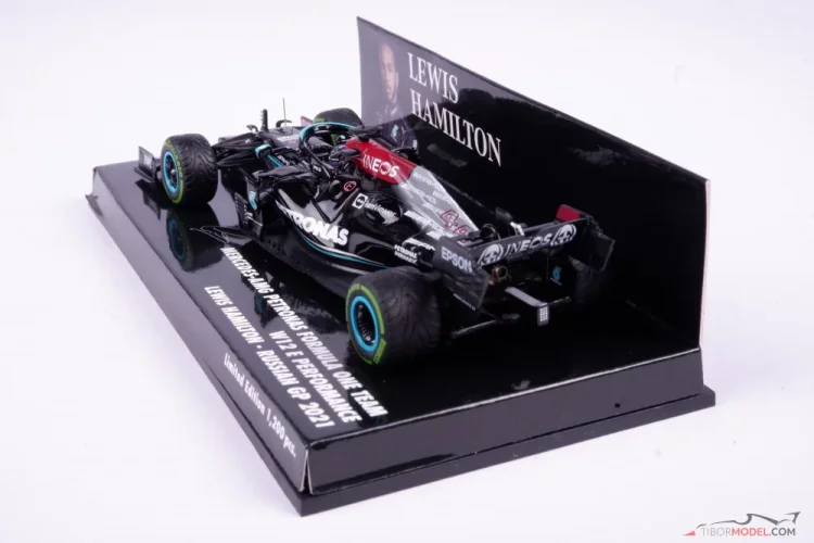 MINICHAMPS 1/43 SCALE 410 210444 - F1 Mercedes-AMG W12 Spanish GP 2021