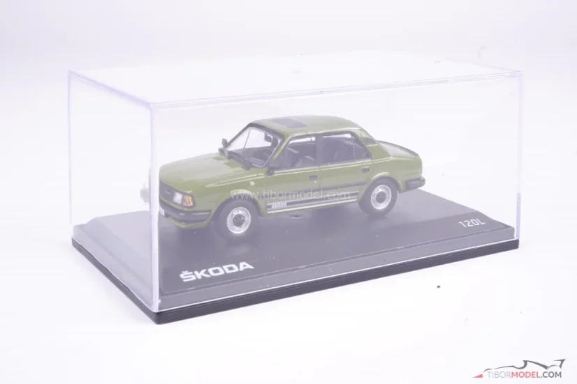 Skoda 120L (1984), olivazöld, 1:43 Abrex