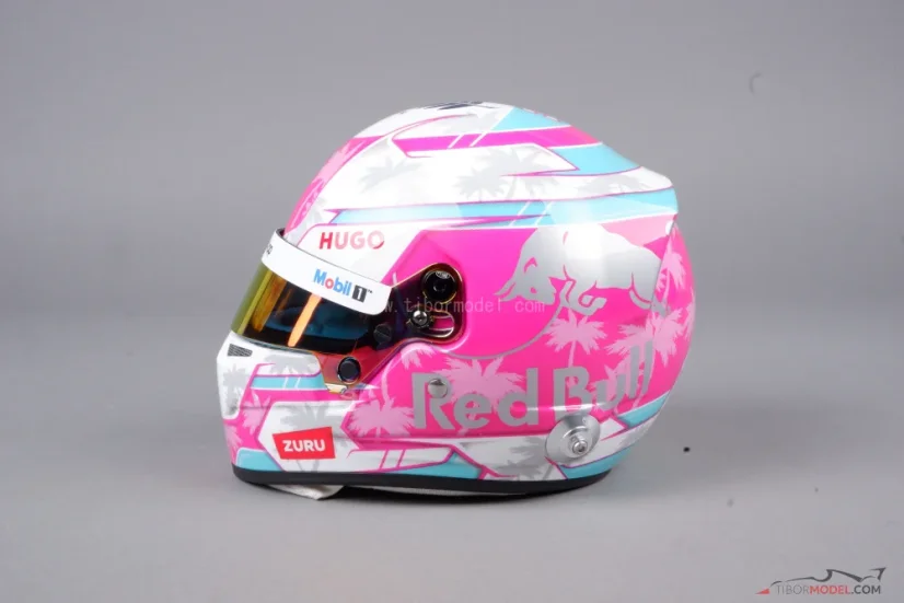 Liam Lawson 2025 VC Miami mini přilba, Racing Bulls, 1:2 Bell