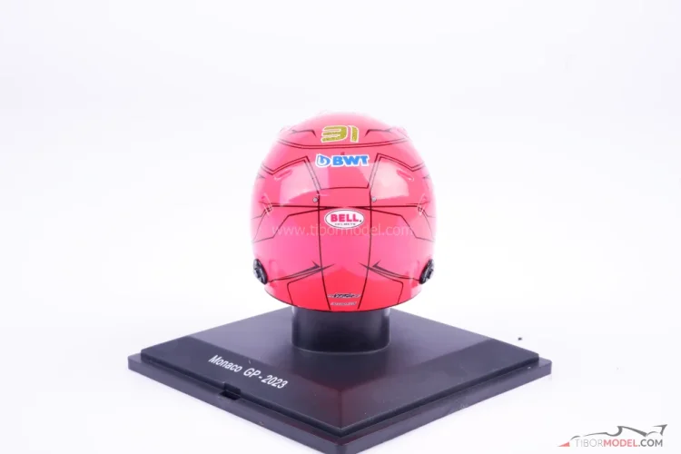 Esteban Ocon 2023, GP Monaco, Alpine helmet, 1:5 Spark