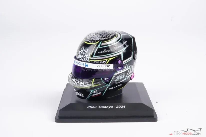 Zhou Guanyu 2024, Sauber helmet, 1:5 Spark
