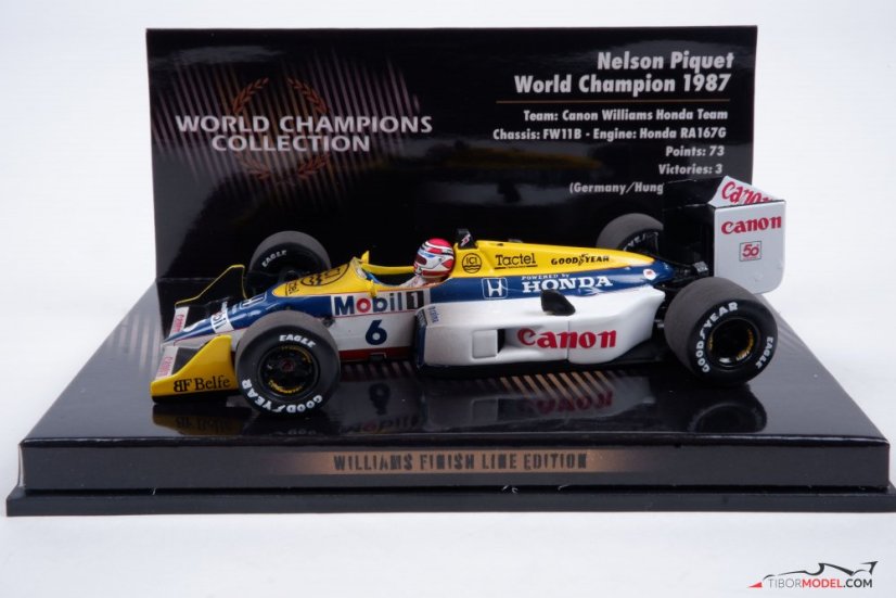 Williams FW11B - Nelson Piquet (1987), Világbajnok, 1:43 Minichamps