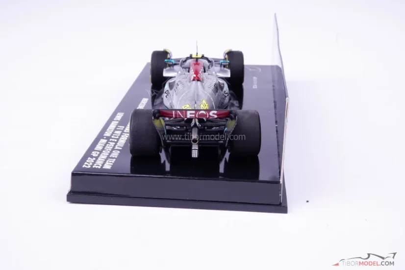 Mercedes W13 - Lewis Hamilton (2022), Miami Nagydíj, 1:43 Minichamps