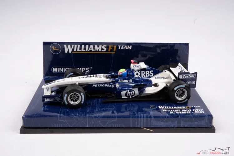 Model Williams FW27 Webber 2005 1 43 Minichamps Tibormodel