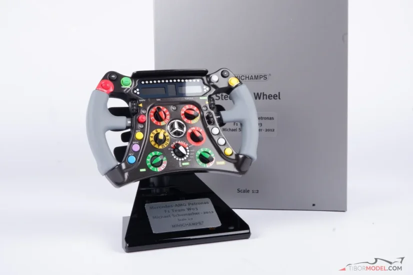 Mercedes W03 (2012) kormánykerék, 1:2 Minichamps