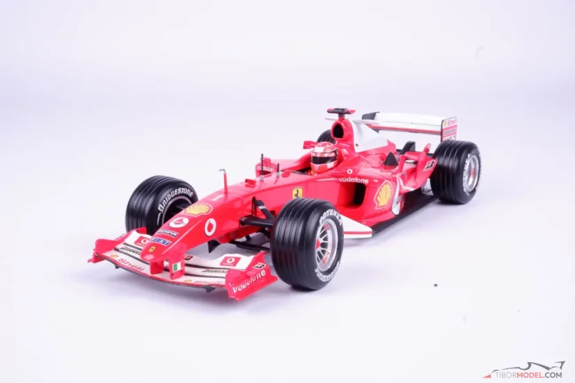 Model car Ferrari F2004 Schumacher, 1:18 Hot Wheels | Tibormodel.com