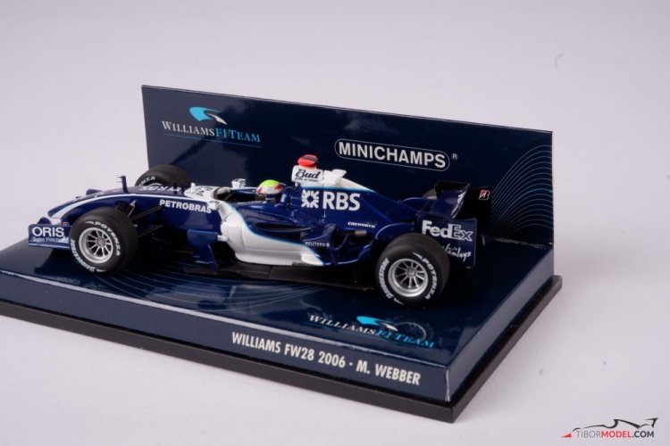 Williams FW28 - Mark Webber (2006), 1:43 Minichamps