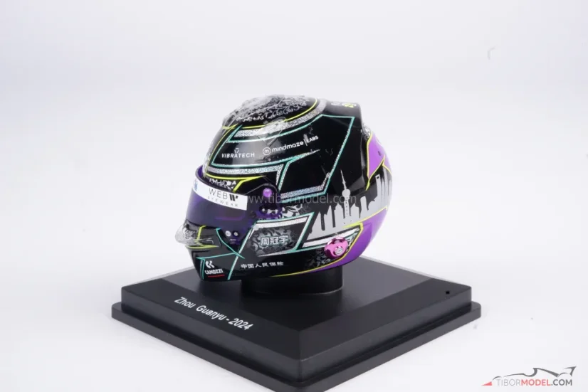 Zhou Guanyu 2024, Sauber helmet, 1:5 Spark