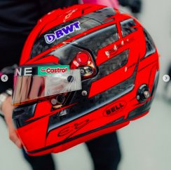 Esteban Ocon 2024, Alpine helmet, 1:5 Spark