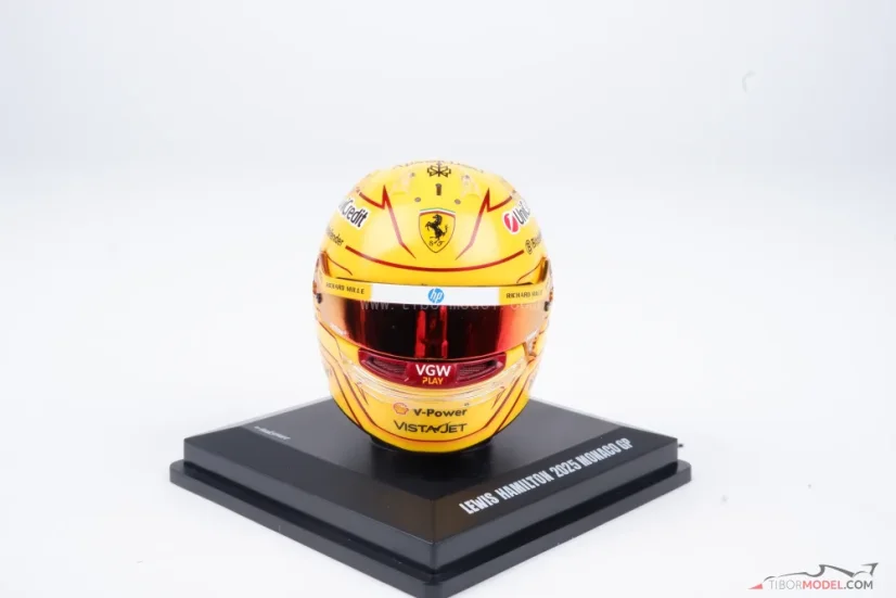 Lewis Hamilton 2025 VC Monaka mini prilba, Ferrari, 1:5 Looksmart