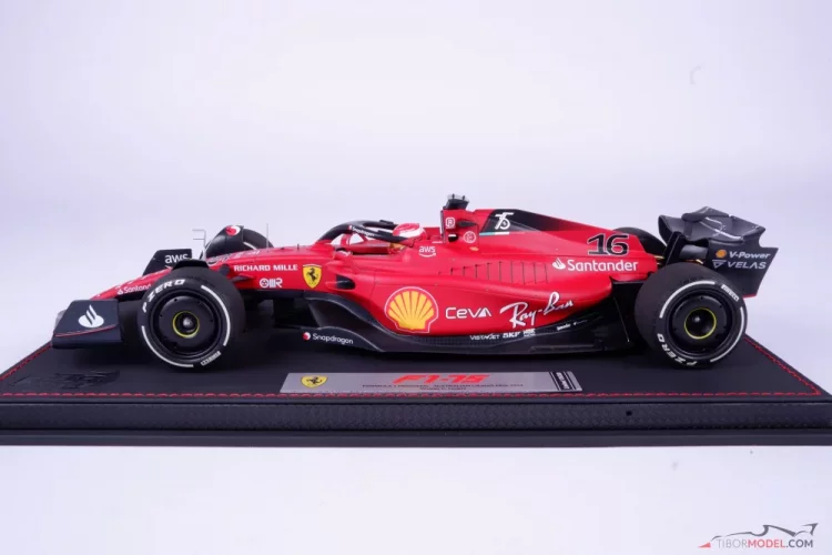 Model car Ferrari F1-75 Leclerc 2022, 1:18 BBR | Tibormodel.com
