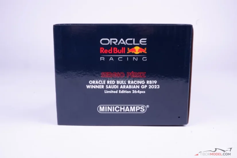 Red Bull RB19 - Sergio Perez (2023), Víťaz Saudská Arábia, 1:18 Minichamps